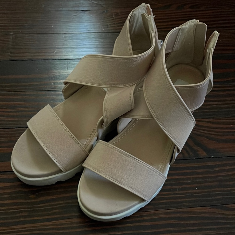 Wedge sneaker sandals
